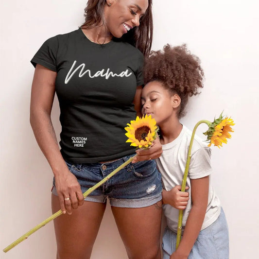 Personalized Mama Shirt with kids names Mothers Day Gift for mother mama sweatshirt personalized mama kids names  custom momma sweater Godpreneurapparel