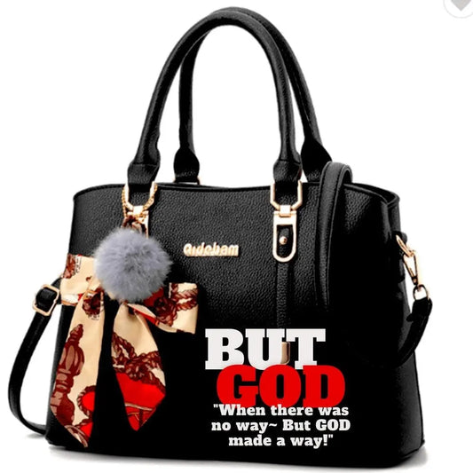 Christian Purse Bag But God Custom Purse Christian Tote Faith Handbag Faith Gift Bible Verse Tote God Christian merch Godpreneurapparel