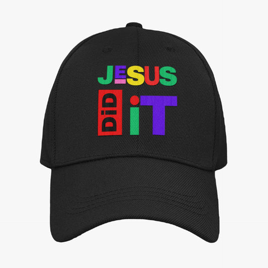 Christian Hat Jesus Did It Hat Dad hat Faith Hat Religious Hat Bible Hat Cap Christian merch Godpreneurapparel
